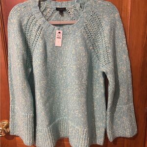 Talbots Beautiful Spring Marled sweater.  25” from shoulder. Size Large
